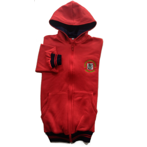 Canguro frisa deportiva roja