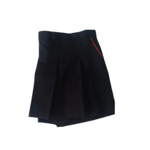 Pollera pantalón gabardina elastizada negra