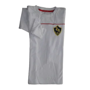 Remera piqué blanco mangas largas