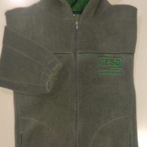 Campera polar gris