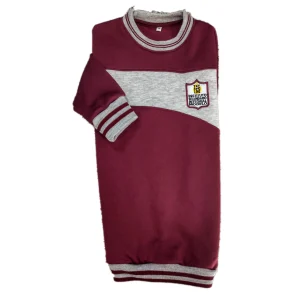 Buzo friza deportiva Bordo