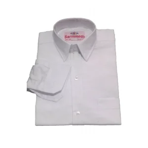 Camisa blanca mangas largas