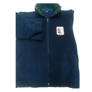 Campera polar azul