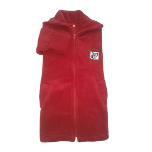 Campera polar roja