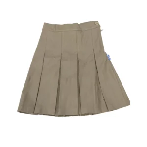 Pollera con calza gabardina elastizada beige