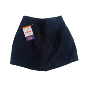 Pollera pantalón gabardina azul