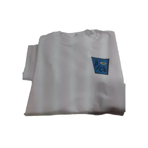 Remera piqué blanco mangas cortas