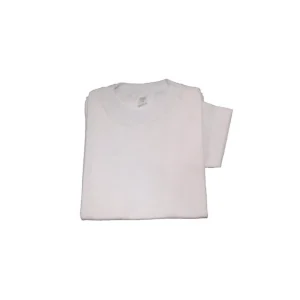 Remera piqué blanco mangas cortas