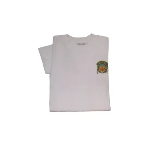 Remera piqué blanco mangas cortas