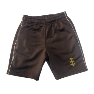 Short frisa deportiva rústica marrón