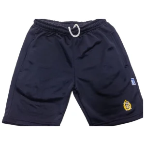 Short frisa deportiva azul