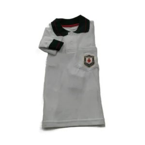 Chomba pique blanco mangas largas