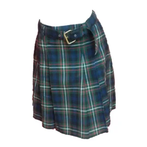 Pollera pantalón poliviscosa escocesa